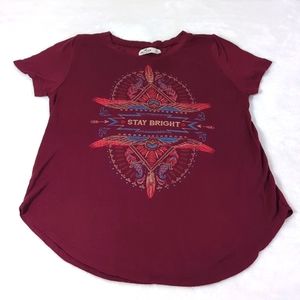 Hollister XS top Stay Bright EUC